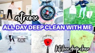 *EXTREME* CLEAN WITH ME 2021 | ALL DAY SPEED CLEANING MOTIVATION | CLEANING ROUTINE | DECLUTTER