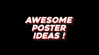 Awesome poster text design ideas in android ios • using Pixellab HD