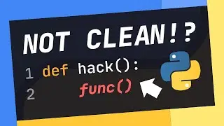 Use THIS Technique For CLEANER Python Code  (Ft. Pylint)