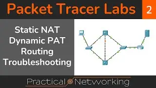 🎬 Let's do Packet Tracer labs together - Static NAT, Dynamic PAT, Routing, Troubleshooting - PTL2