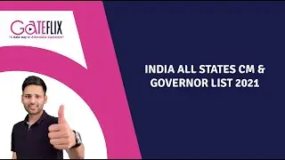 India All States CM and Governor list 2021-By Vikram Sir(GKbyVK)