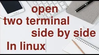 How to split screen in Linux  with shortcut keys.