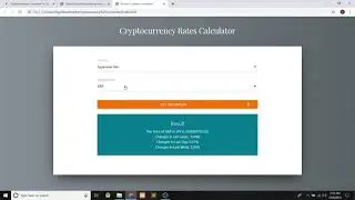 Cryptocurrency Converter In JavaScript With Source Code | Source Code & Projects