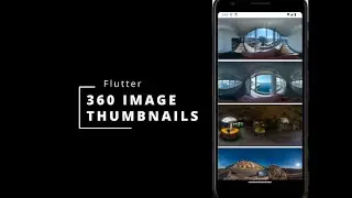 Flutter 360 Image Thumbnail Tutorial