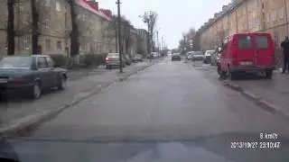 Тестовое видео с видеорегистратора GS1000 Ambrella