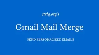 Mail Merge for Gmail with Attachments