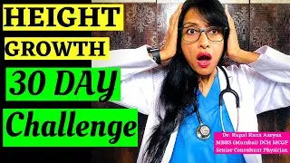 👉 30 DAY HEIGHT GROWTH CHALLENGE - I accept it 😱 !! By Dr Rupal (Hindi)