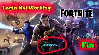Fix Fortnite game Loggin not working | Fortnite UNABLE TO CONNECT TO FORTNITE SERVERS Down problem