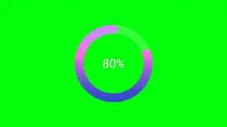 Loading Circle - Green Screen Footage Free Download 