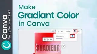 How to make a gradient color background in Canva 2024 (Easy Solution)