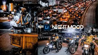 Tutorial Edit Foto Lightroom Mobile Night Mood - Preset Lightroom Free | Lightroom Tutorial