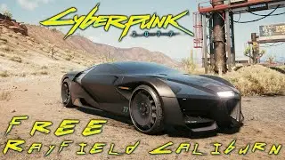 Cyberpunk 2077 Unlock Rayfield Caliburn Car For FREE (Exact location on the map)