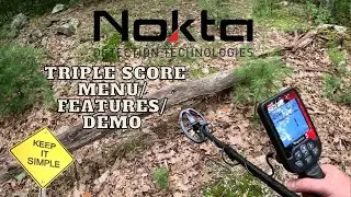 NOKTA TRIPLE SCORE TESTING DEMO - MENU & FEATURES & FEEDBACK