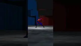 PS1 Style Spider-Man in Blender | Retro Gaming Animation 