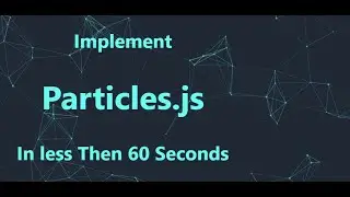 Implement Particle JS In React App in Less Then 60 Seconds