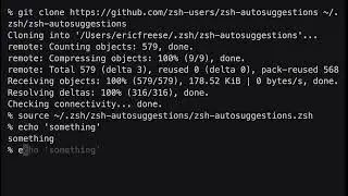 zsh autocompletion