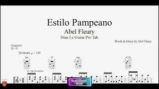 Estilo Pampeano by Abel Fleury with Guitar Tutorial TABs