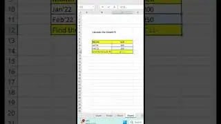 how to calculate growth percentage in Excel 