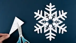 Paper Snowflakes #28 - How to make Snowflakes out of paper - DIY Christmas Craft