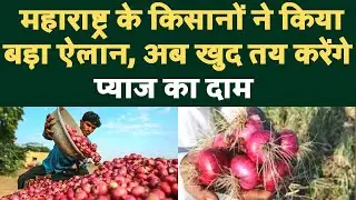 Price of Onion: महाराष्ट्र के किसानों ने किया बड़ा ऐलान, अब खुद तय करेंगे प्याज का दाम  || Onion