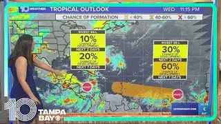 Tracking the Tropics: Storm system becoming more organized with concentrated thunderstorms