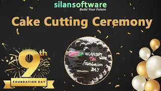 Silan Software Celebrates 9th Foundation Day with Cake Cutting Ceremony