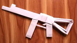 MAKING A GUN FROM PAPER (UMP 45 GUN)