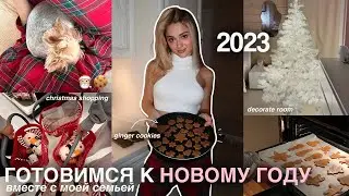 готовимся к НОВОМУ ГОДУ вместе с МОЕЙ СЕМЬЕЙ♡ новогодний шоппинг, декор комнаты и имбирное печенье