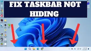 Fix Taskbar Not Hiding in Fullscreen Mode in Windows 11 When Playing Games or Watch Youtube
