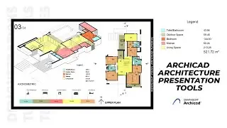 ArchiCAD Architecture Presentation Drawings with NO Photoshop