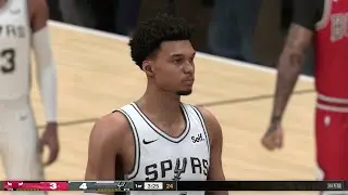 NBA 2K24 Gameplay Chicago Bulls vs San Antonio Spurs (Next Gen Version)