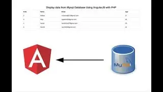 Display data from Mysql Database Using AngularJS with PHP