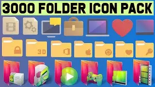 How to Change Computer Folder icons in Windows 7 8 10 11 | 3000+ Folder ICON Pack Free Download