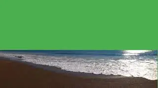 ocean green screen effect