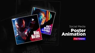 Creative Social Media Poster Animation - Motion Graphics Tutorial