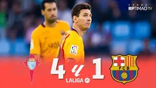 Celta de Vigo 4 x 1 Barcelona ● La Liga 15/16 Extended Goals & Highlights ᴴᴰ