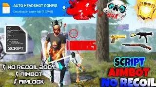 Free Fire Auto Headshot Config File🎯🌠 Macro Aimbot + No Recoil Regedit ‼️ Antiban VIP Script 👽