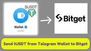How to Send USDT from Telegram Wallet to Bitget Wallet (0 fees)