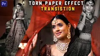 How to Create Premiere Pro Paper Transition  | FREE Paper  & Torn Transitions Pack for Premiere Pro