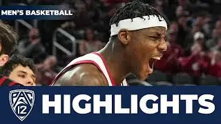 Washington State vs. Stanford | 2024 Pac-12 Mens Basketball Tournament Highlights