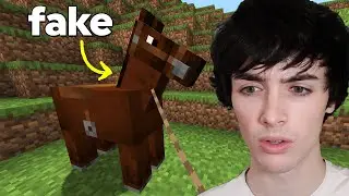 I Confused My Stream With An UNDERCOVER Horse in Minecraft...