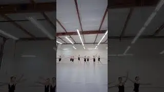 Grand Battement in Center - students ages 10-12 - Vaganova training in California #dance #ballet