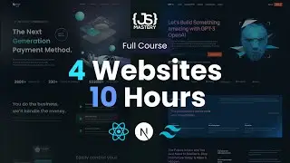 Build and Deploy 4 Modern React Apps and Get Hired as a Frontend Developer | Full 10-Hour Course