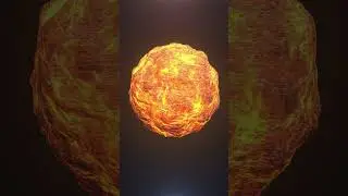 3 different lava textures inside Blender