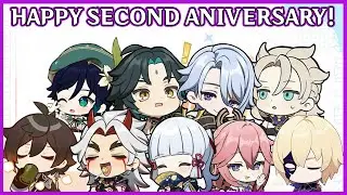 Genshin Impact English Voice Actors celebrate the second anniversary