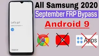 All Samsung Android 9 Bypass Google Account Lock/Reset FRP 2020 September