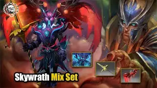 Dota 2 Skywrath Mage Mix Set Eyriebound Imperator + Crimson Flight of Epiphany + Golden Empyrean