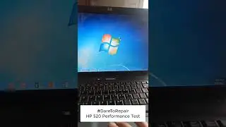 HP Laptop 520 Model Performance Test | Windows 7 32-Bit, 1.8GHz, 1GB RAM