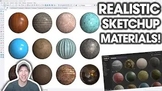 The ULTIMATE Guide to PBR Materials in SketchUp 2025