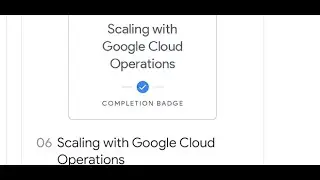 06 Scaling with Google Cloud Operations QUIZ Google Arcade August 2024